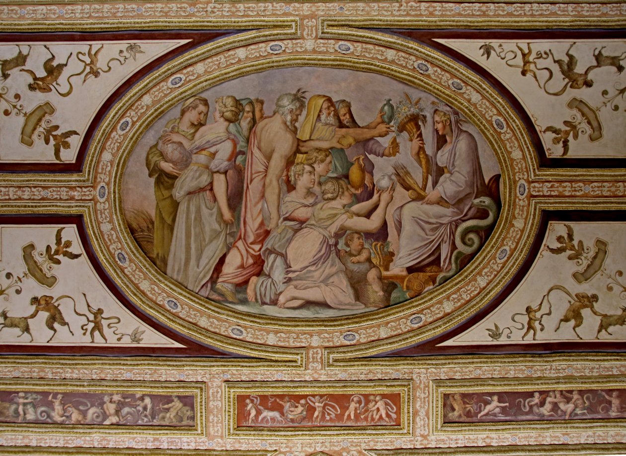 The Myth of Ceres (detail) by Giorgio Vasari