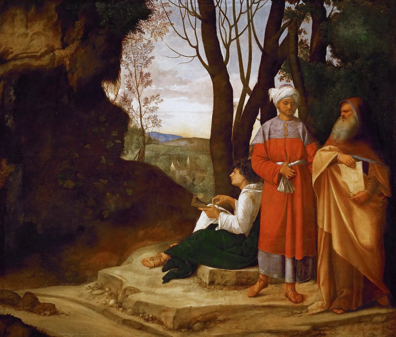 Three Philosophers by Giorgione
