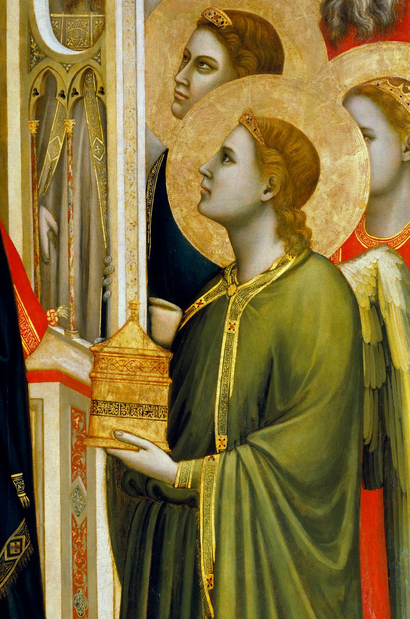 Angel with Offering, from the Madonna di Ognissanti, c.1310 by Giotto (c.1266 1337)
