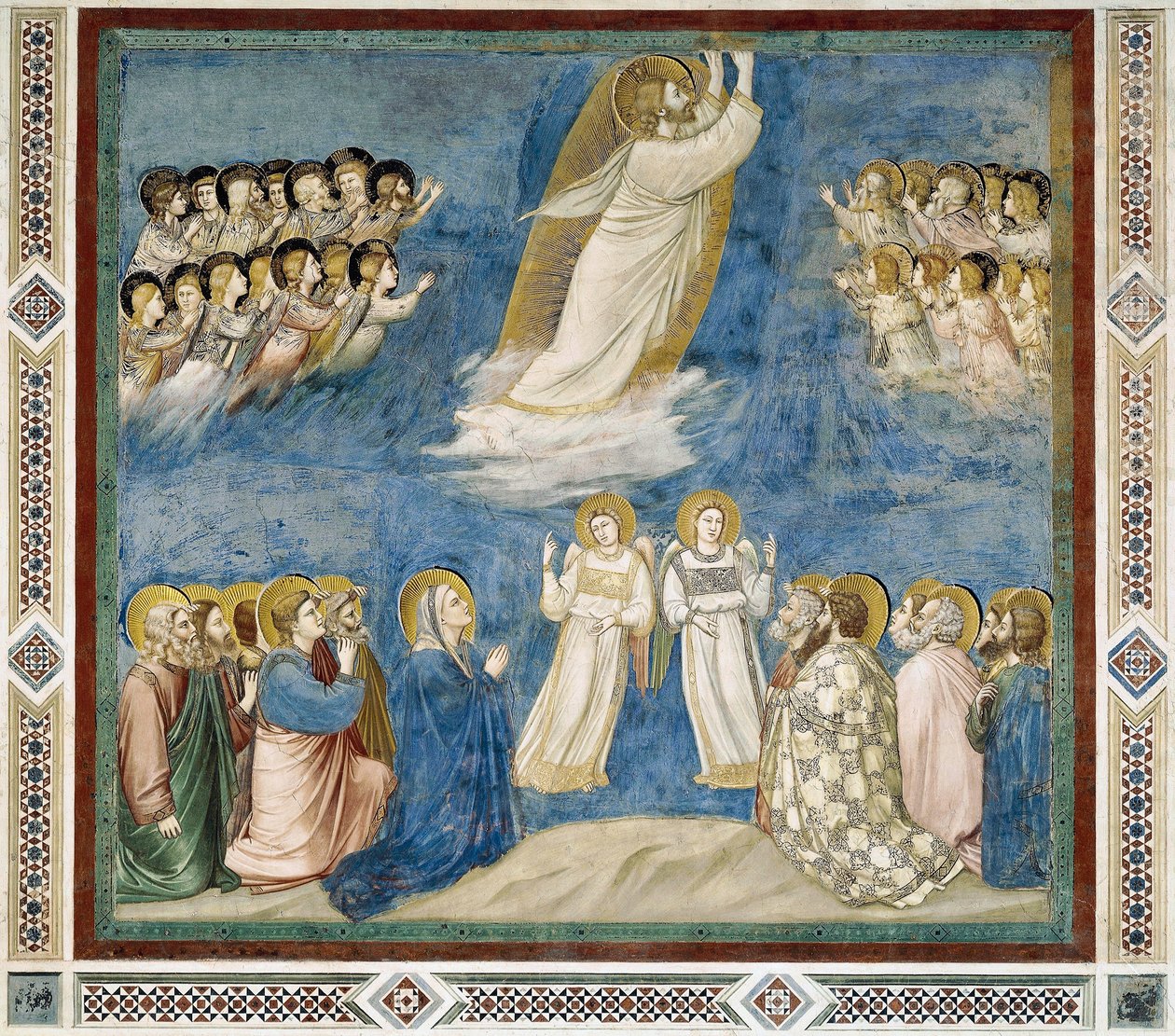 Ascension of Christ (detail) by Giotto (c.1266 1337)