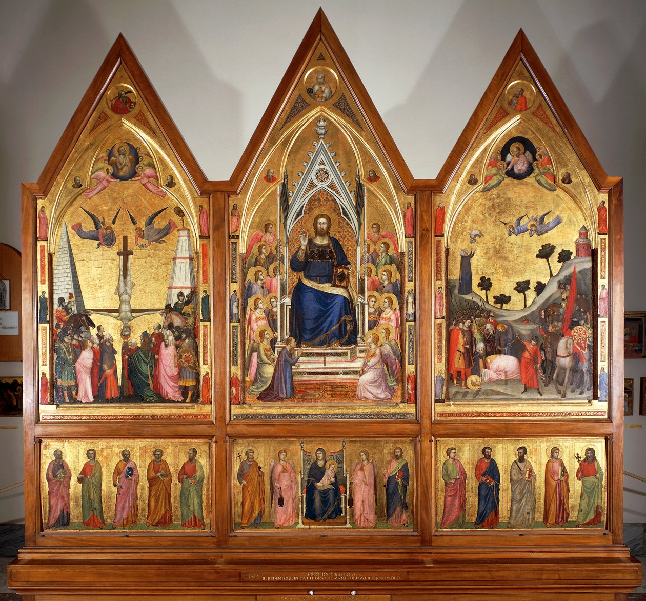 The Stefaneschi Triptych (front) by Giotto (c.1266 1337)
