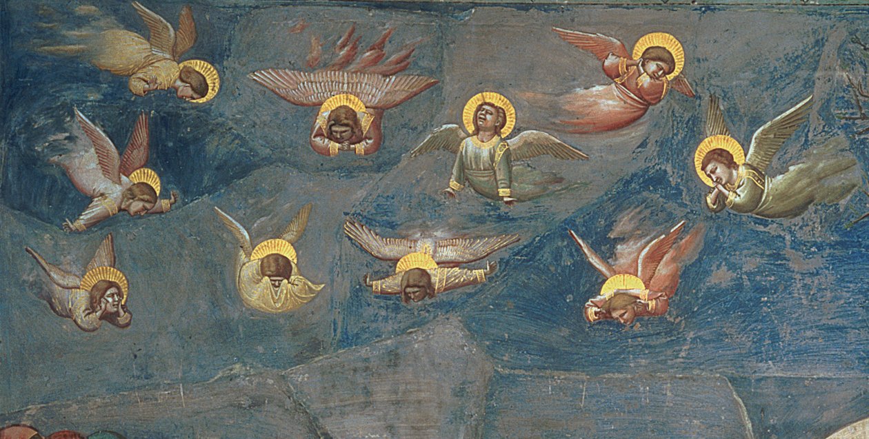 The Lamentation of Christ (detail) by Giotto di Bondone
