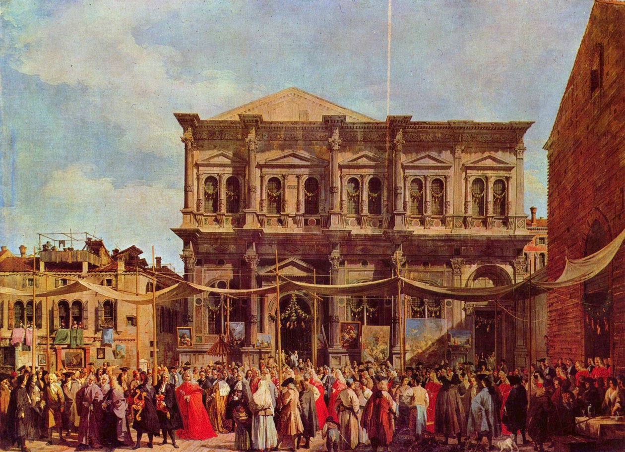 The Feast Day of Saint Roch by Giovanni Antonio Canal