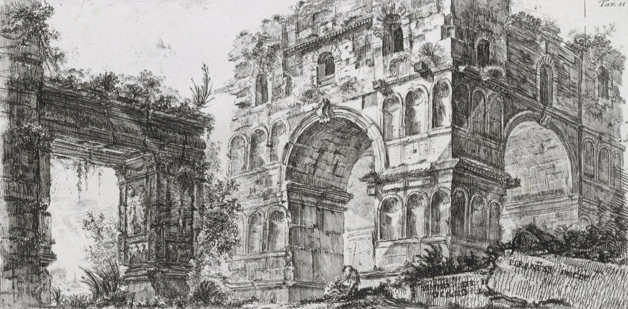 The Temple of Diana by Giovanni-Battista Piranesi