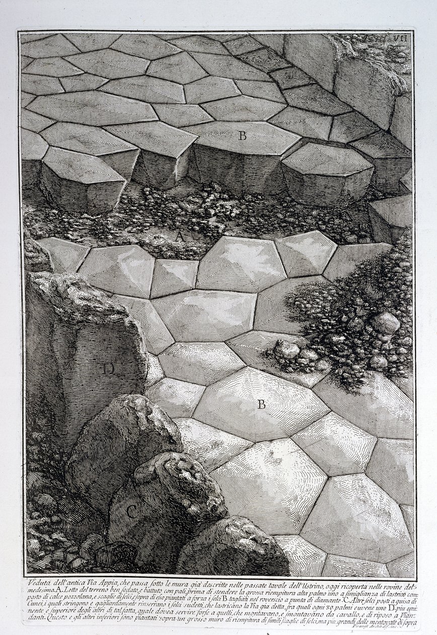 The Paving of the Via Appia Antica, from 