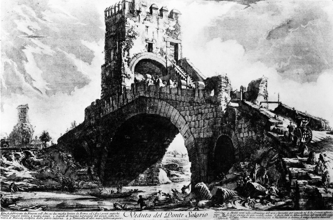 View of the Ponte Salario, from the 