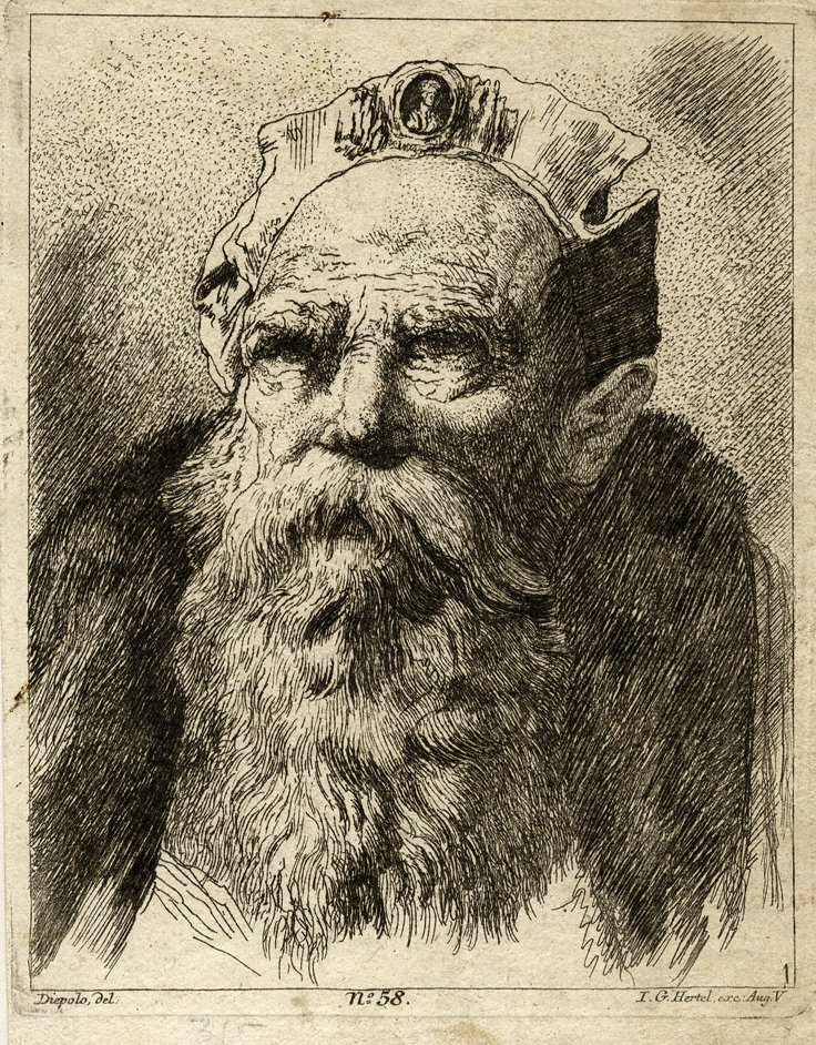 Portrait of an Old Man by Giovanni-Battista Tiepolo