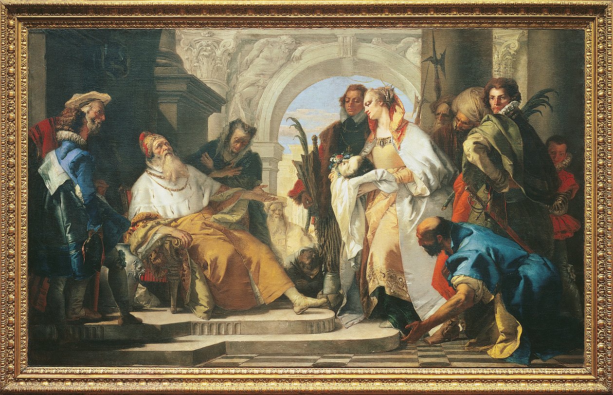 The Patron Saints of the Crotta Family by Giovanni Battista Tiepolo