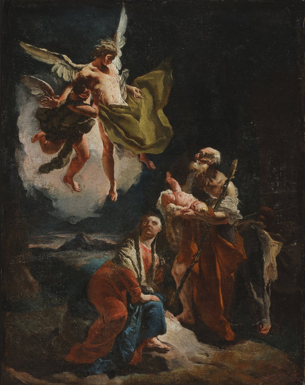 The Rest on the Flight into Egypt by Giovanni-Battista Tiepolo