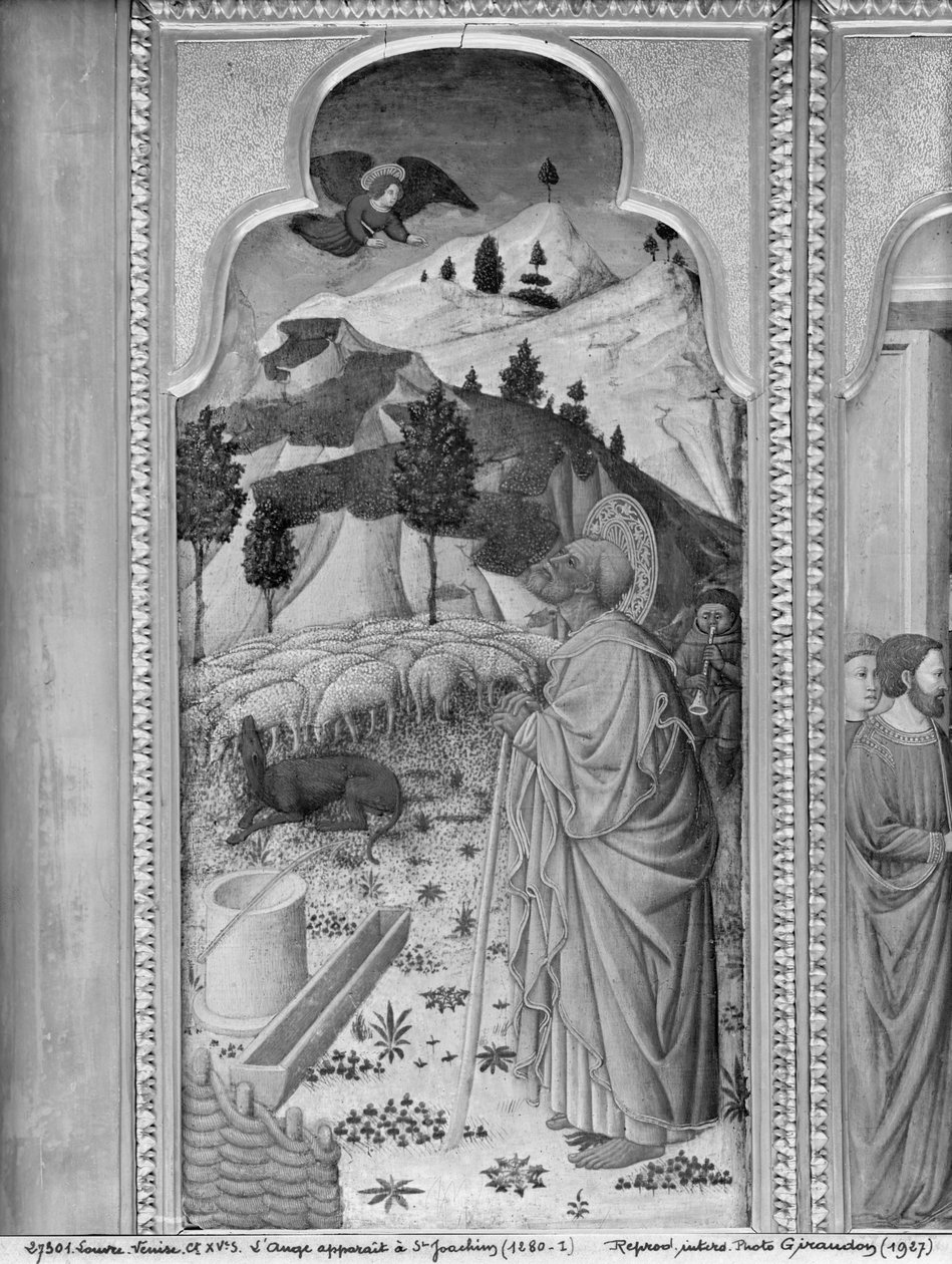 Cycle of the Life of the Virgin, Annunciation to Joachim by Giovanni Francesco da Rimini