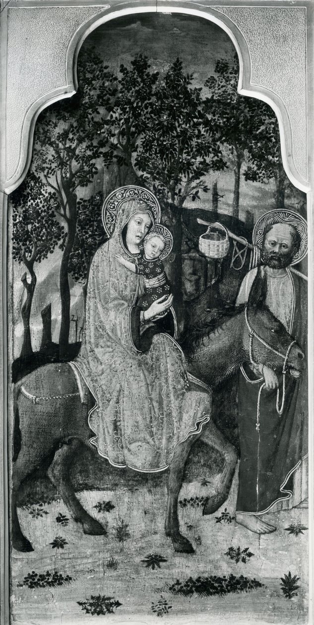 Cycle of the Life of the Virgin, Flight into Egypt by Giovanni Francesco da Rimini