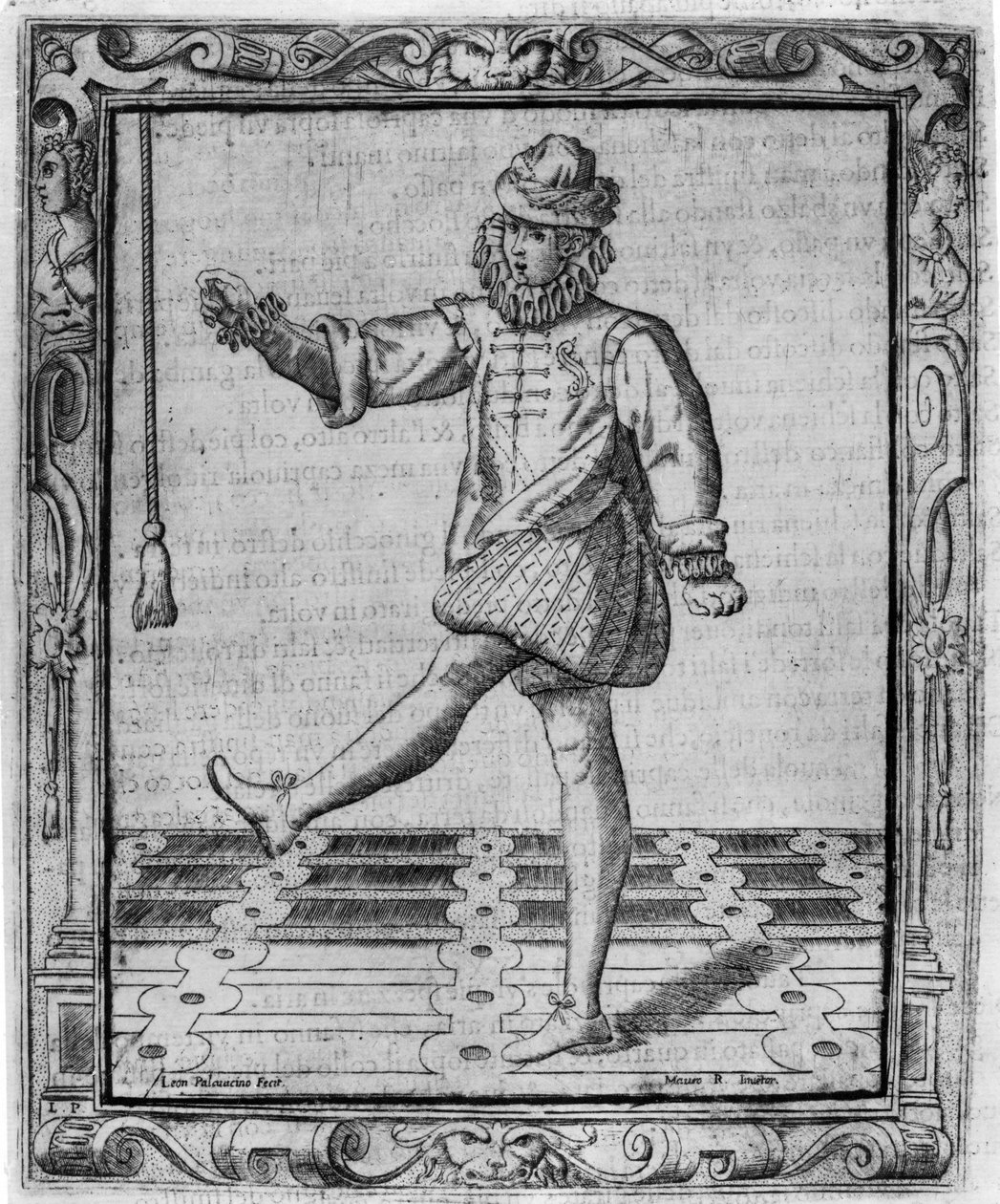 Courtly Dancer, Illustration from 