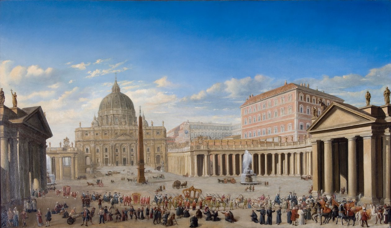 St. Peter's, Rome by Giovanni Paolo Pannini