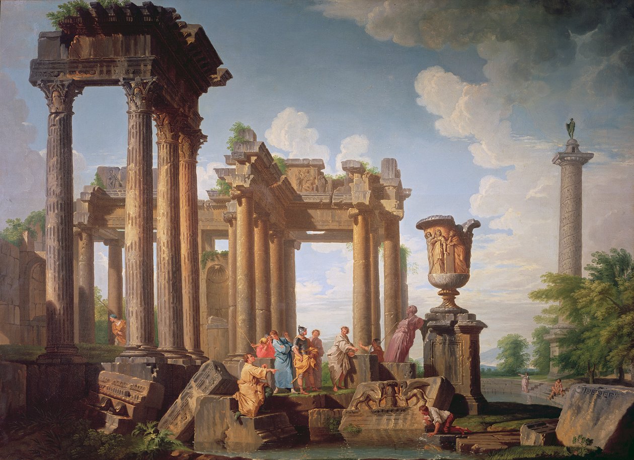 Classical Scene by Giovanni Paolo Pannini