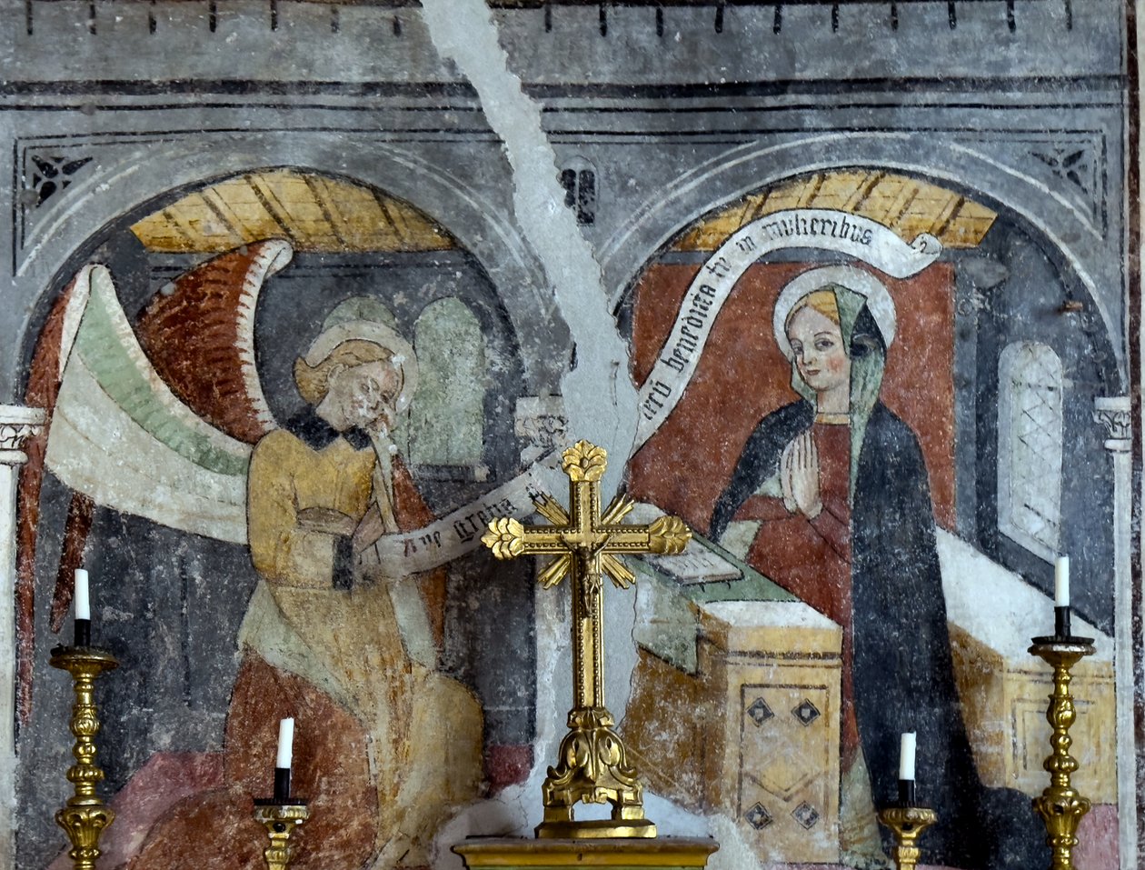 The Frescoes in the Chapel of the Annonciade, Tende circa 1470 by Giovanni (attr. to) Baleison