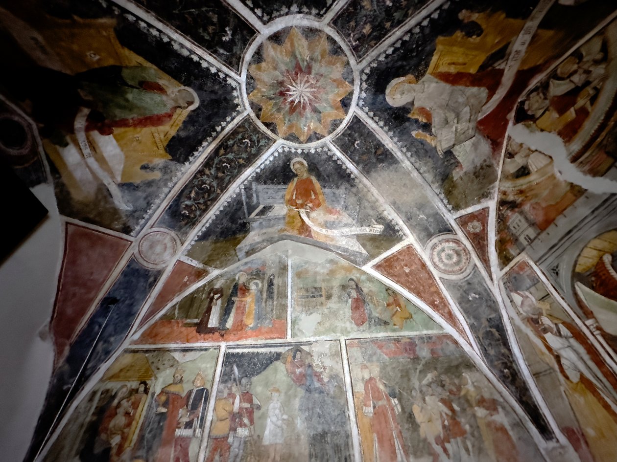 The Frescoes in the Chapel of the Annonciade, Tende circa 1470 by Giovanni (attr. to) Baleison