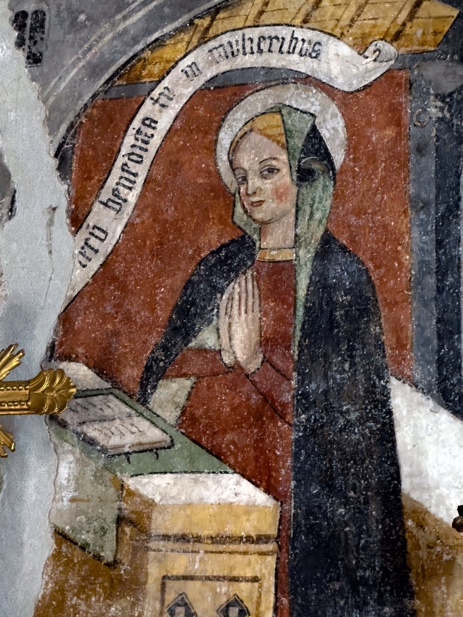 The Frescoes in the Chapel of the Annonciade, circa 1470 by Giovanni (attr. to) Baleison