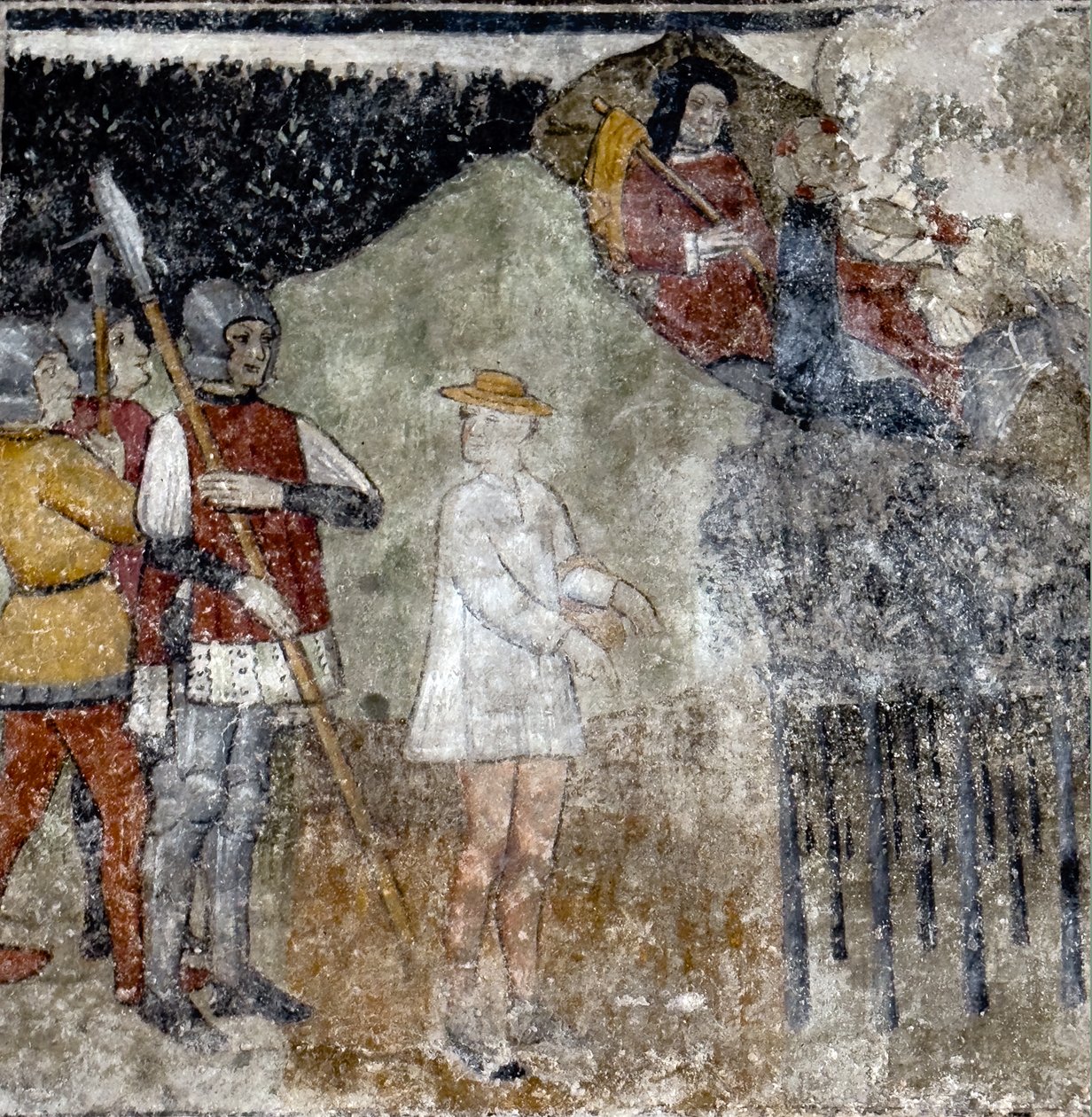 The Frescoes in the Chapel of the Annonciade, circa 1470 by Giovanni (attr. to) Baleison