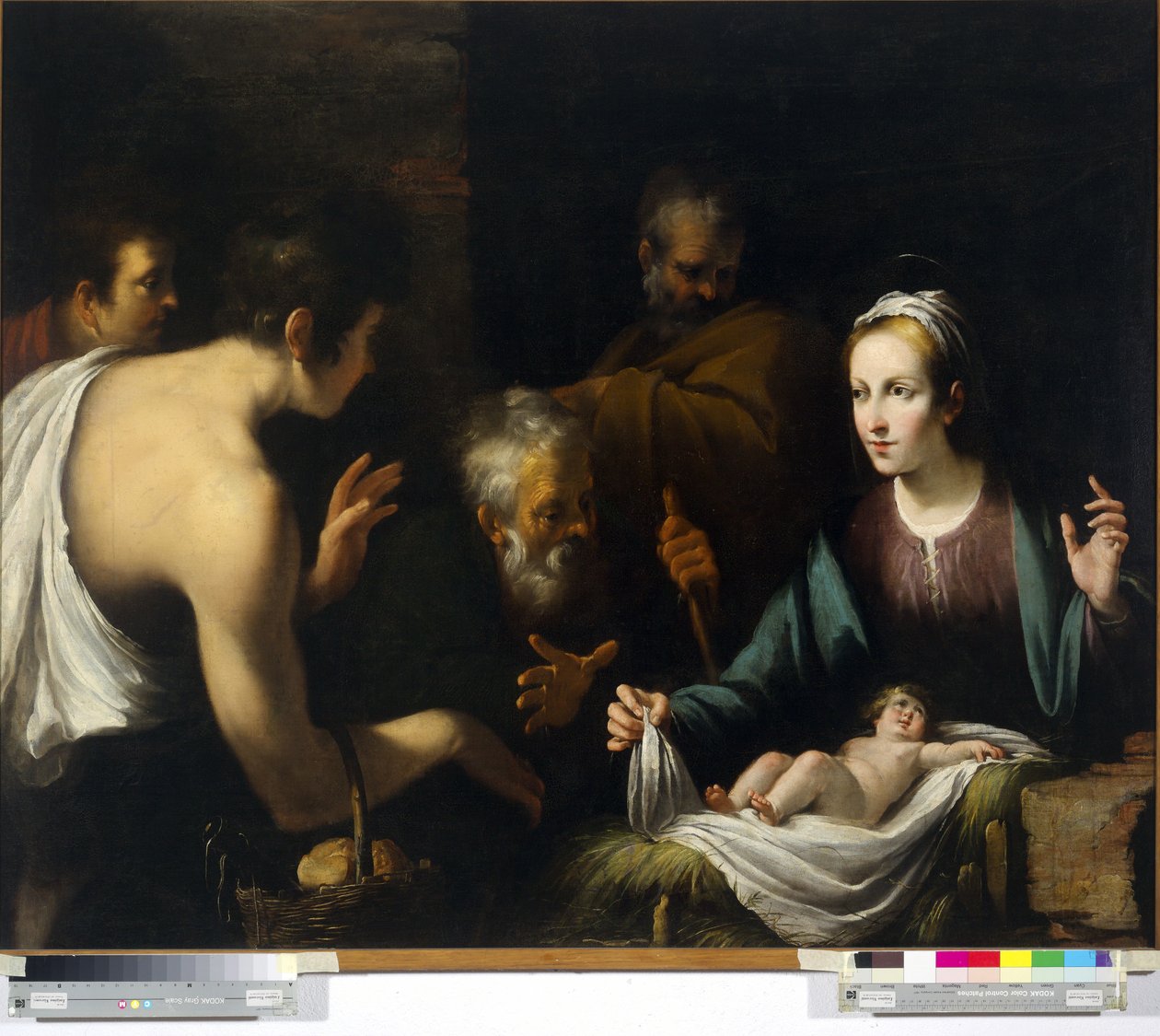 The adoration of the shepherds by Giovanni Andrea De Ferrari