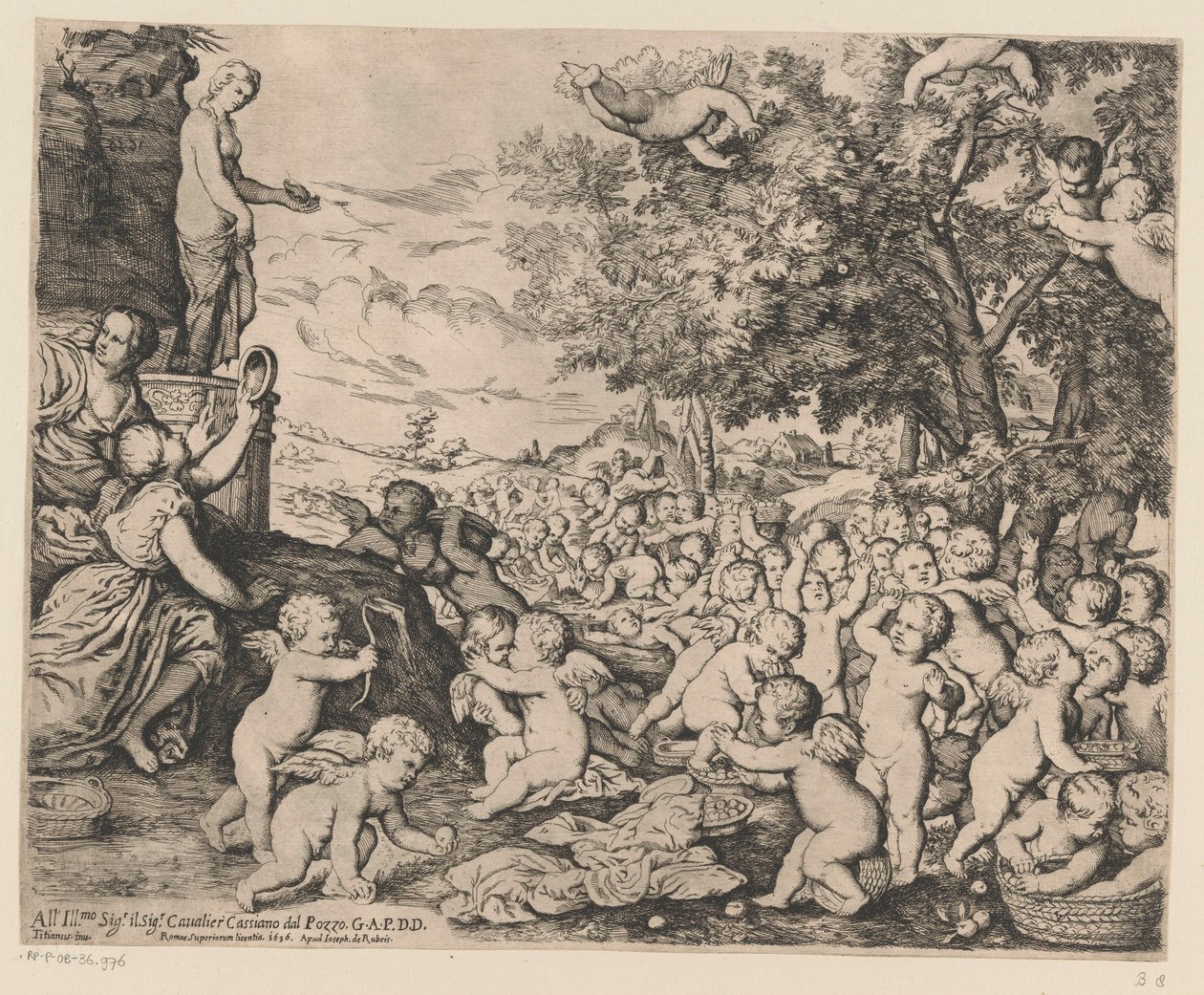 Worship of Venus by Putti by Giovanni Andrea Podesta