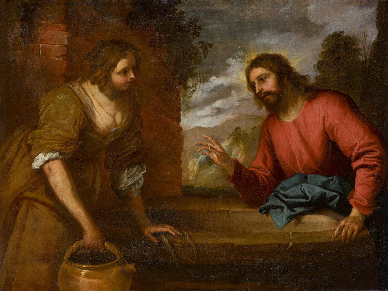 Christ and the Woman of Samaria, circa 1635 by Giovanni Andrea di Ferrari