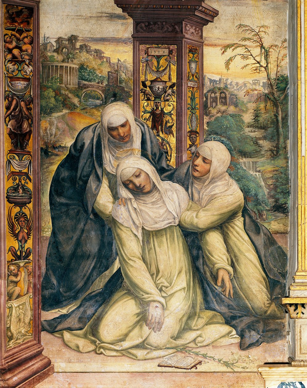 Ecstasy of Saint Catherine of Siena (Detail) by Giovanni Antonio Bazzi Sodoma