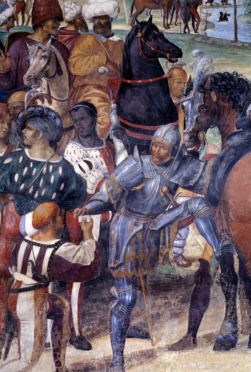 How Benedict Predicts the Destruction of Monte Cassino (Detail) by Giovanni Antonio Bazzi Sodoma