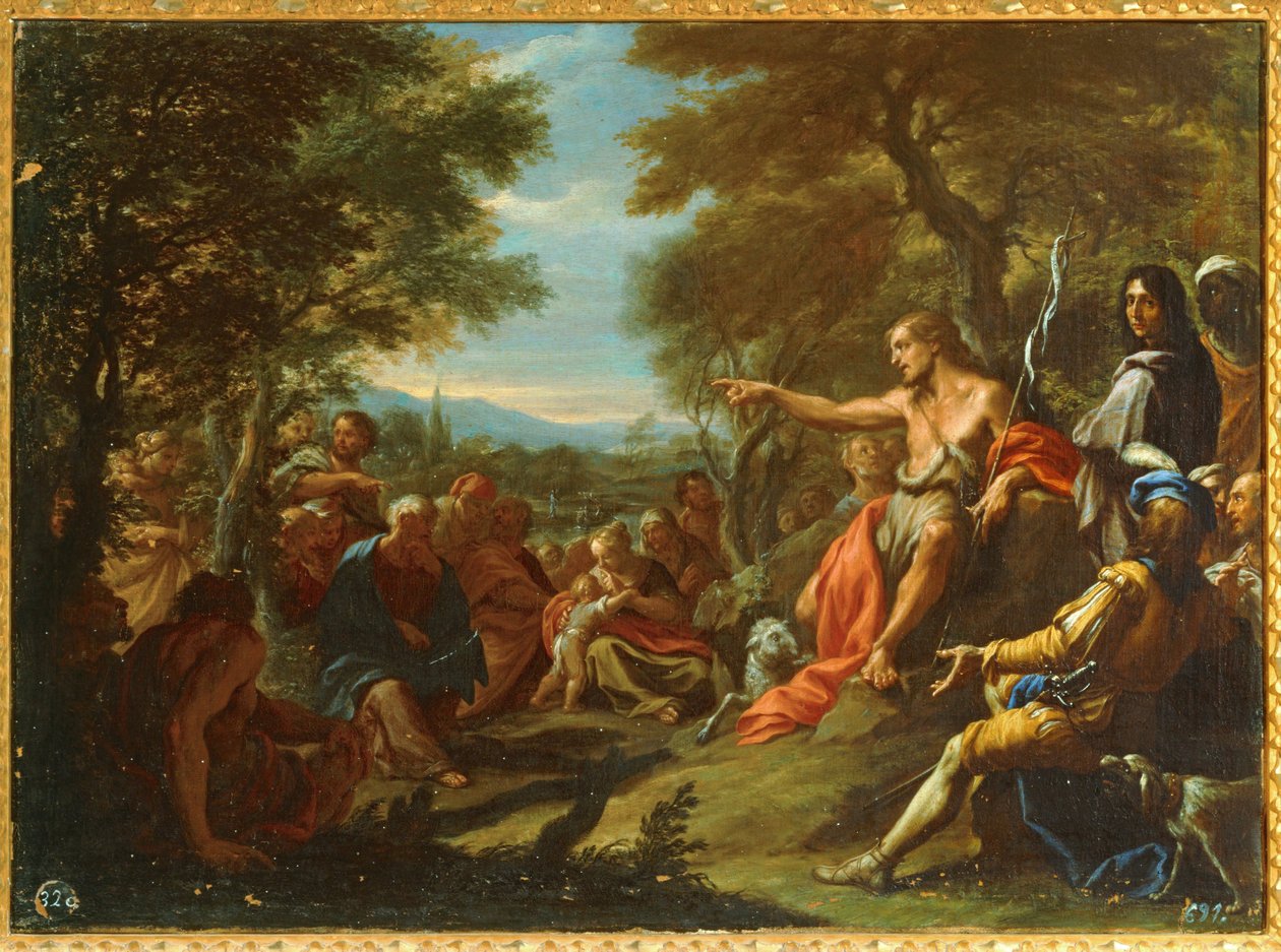 Saint John Preaching by Giovanni Antonio Bazzi Sodoma