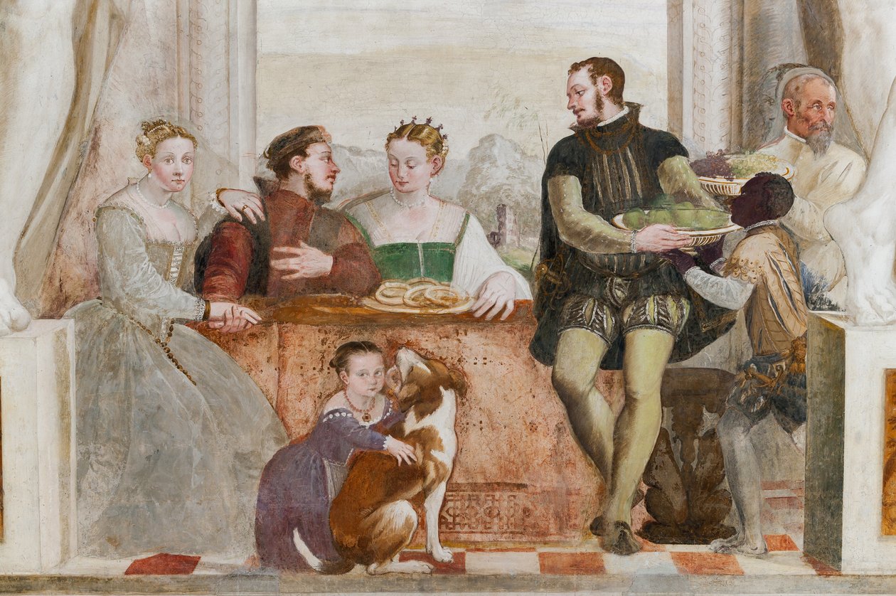 The Banquet, Main Hall, c.1570 by Giovanni Antonio Fasolo