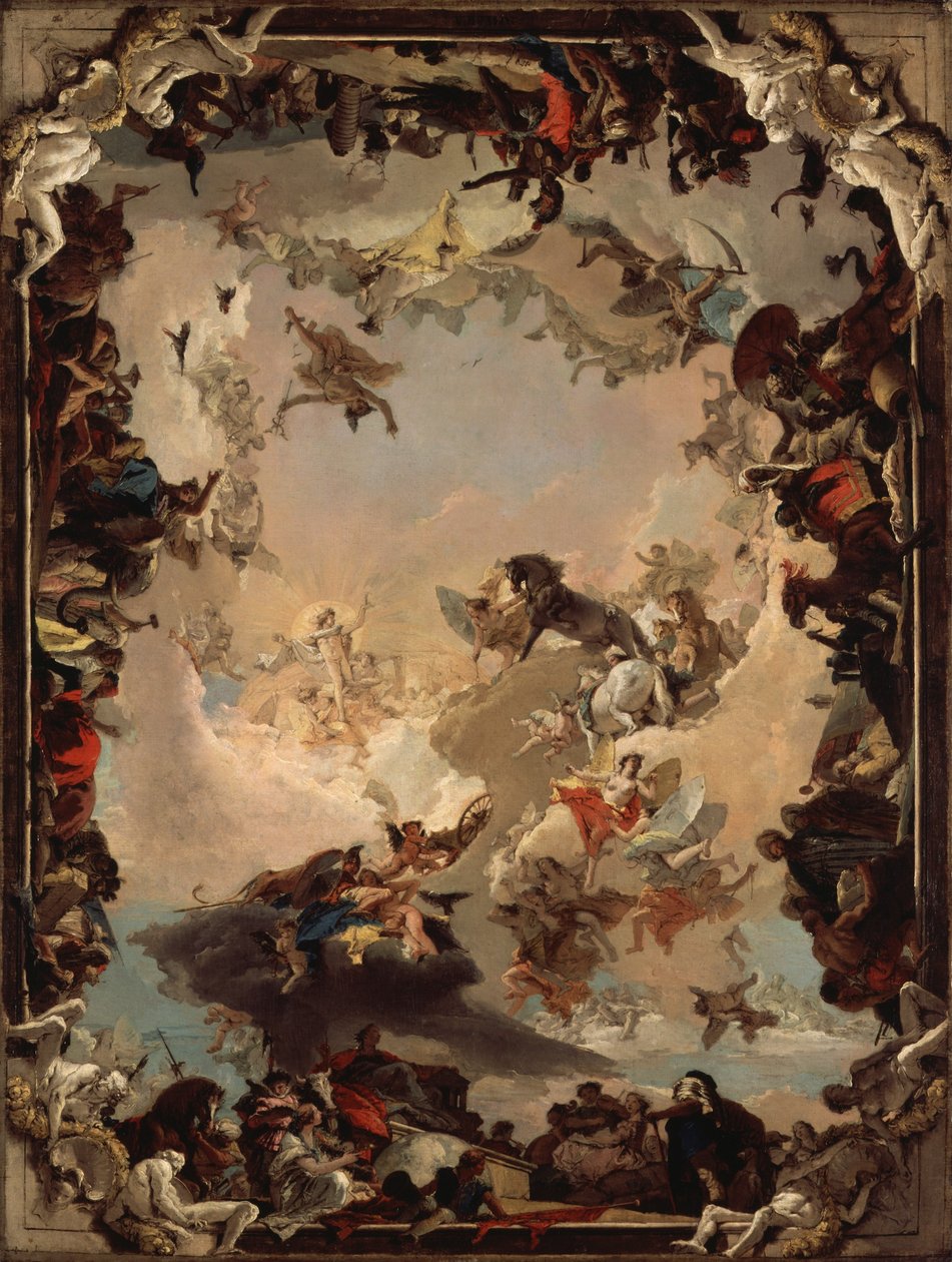 Allegory of the Planets and Continents by Giovanni Battista Tiepolo