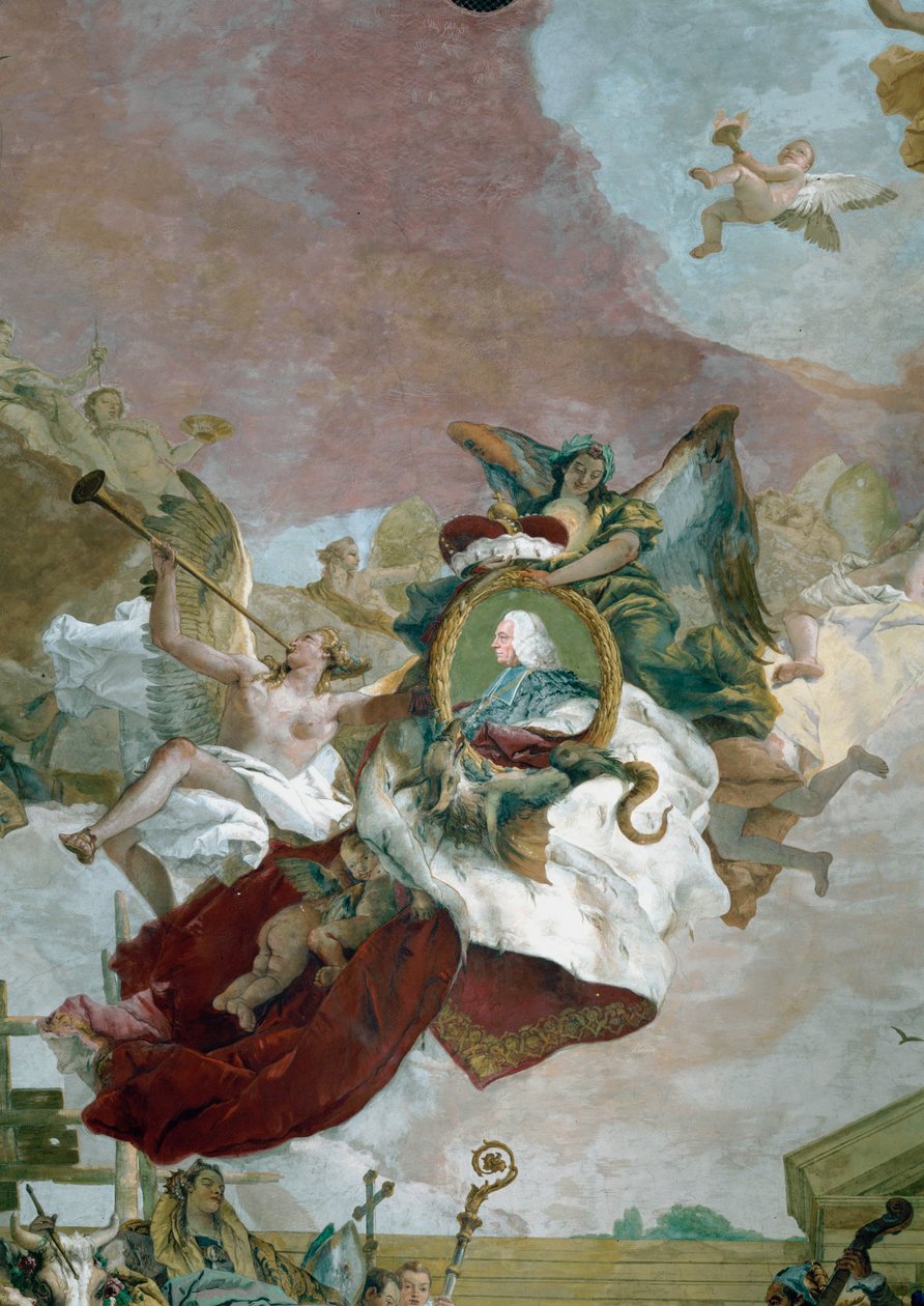 Apotheosis of Prince-Bishop Carl Philipp von Greiffenklau by Giovanni Battista (1696-1770) Tiepolo
