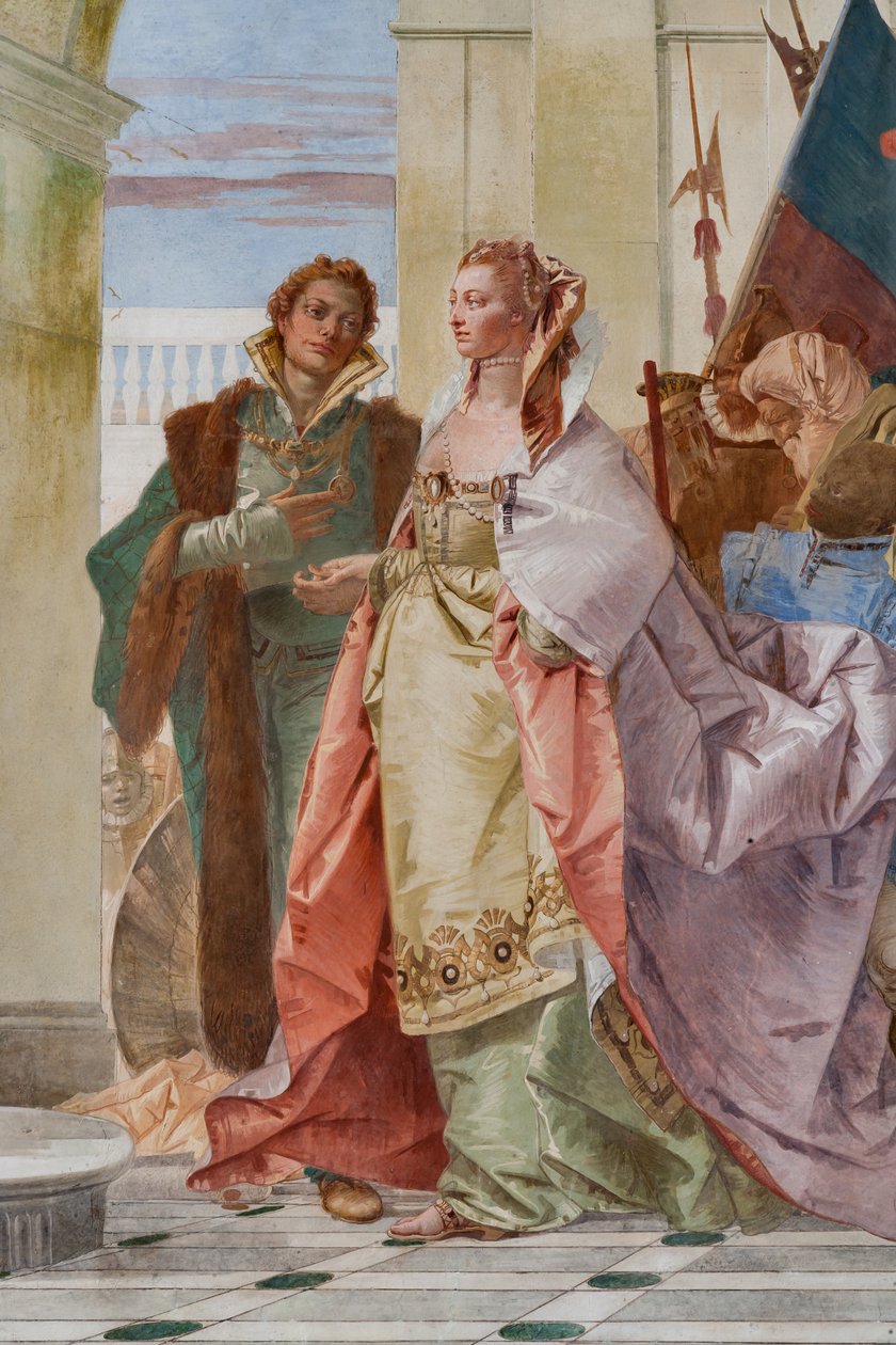 Magnanimity of Scipio Africanus (detail) by Giovanni-Battista Tiepolo