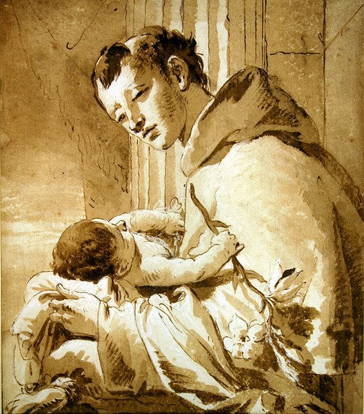 St. Anthony Holding the Christ Child by Giovanni-Battista Tiepolo
