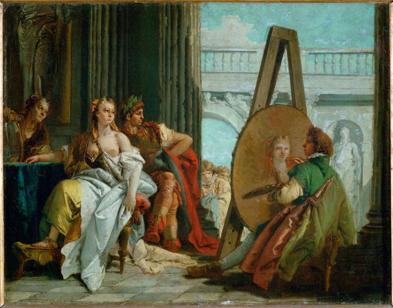 The painter Apelles, Alexander the Great and Campaspe by Giovanni Battista (1696 1770) Tiepolo