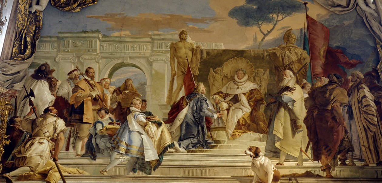 The investiture of Bishop Aroldo by Frederick I of Hohenstaufen by Giovanni Battista Tiepolo