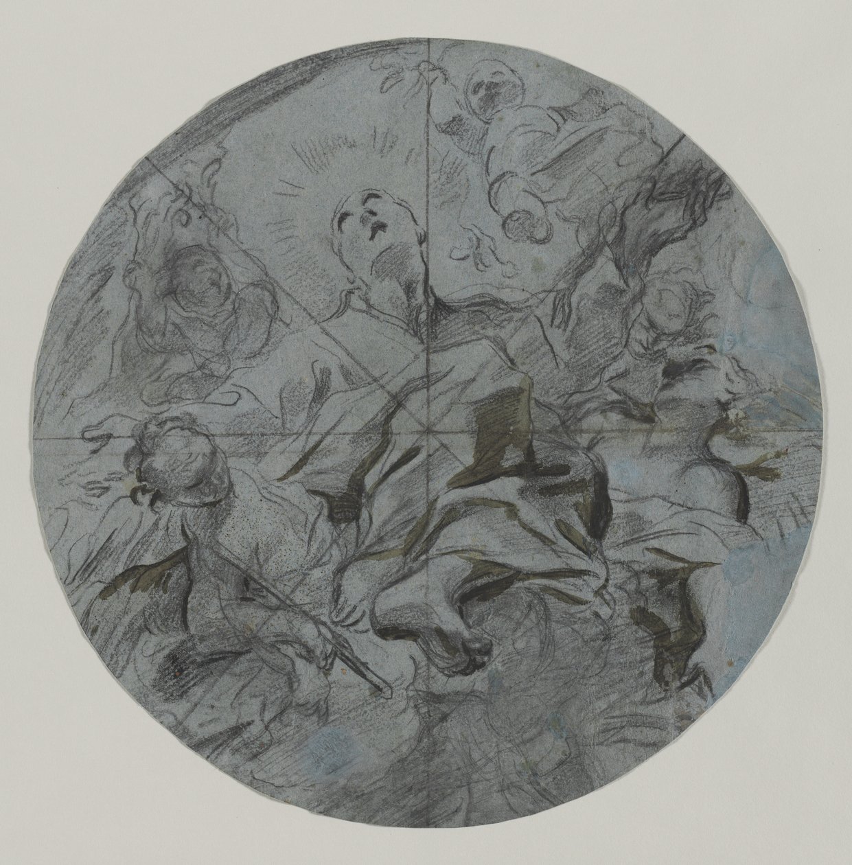 Apotheosis of a Saint (recto) by Giovanni Battista Benaschi