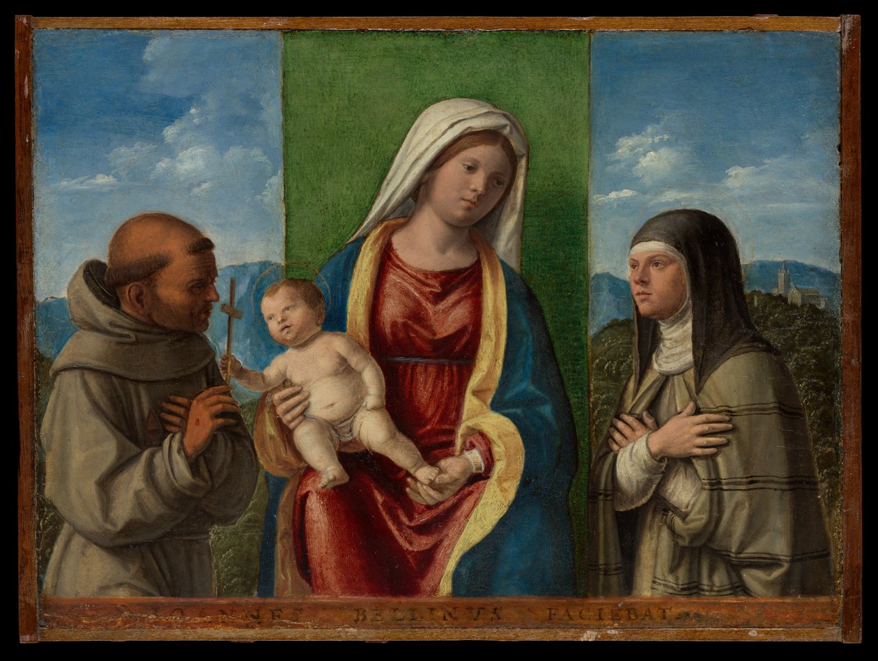 Madonna and Child with Saints Francis and Clare by Giovanni Battista Cima da Conegliano