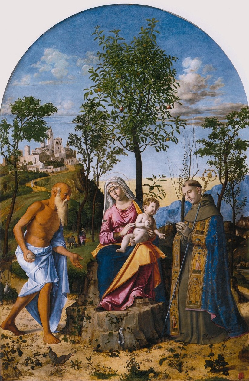 Madonna of the Orange Tree by Giovanni Battista Cima da Conegliano