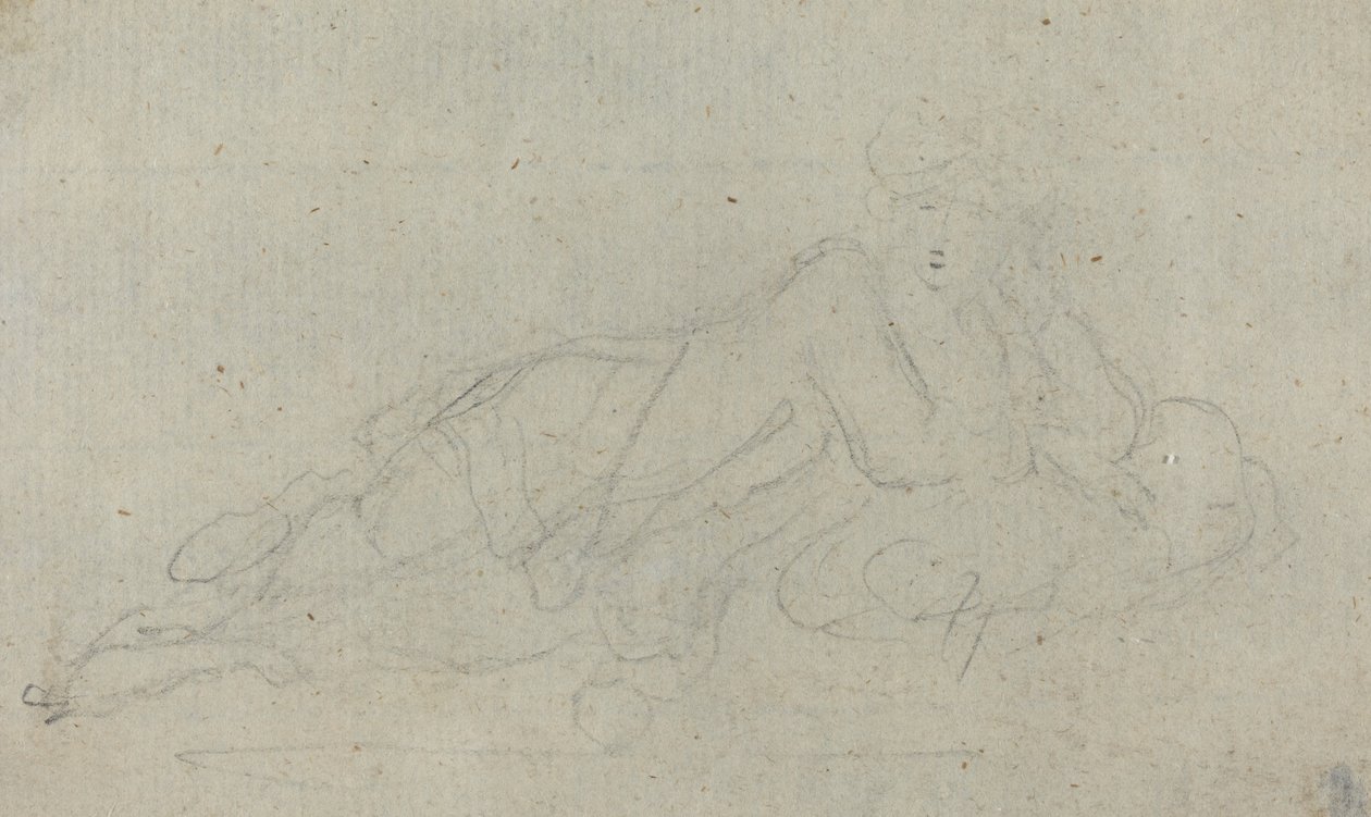 Reclining Woman by Giovanni Battista Cipriani