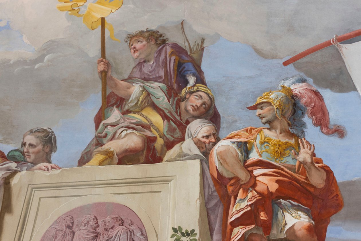The Sacrifice of Iphigenia (detail) by Giovanni Battista Crosato