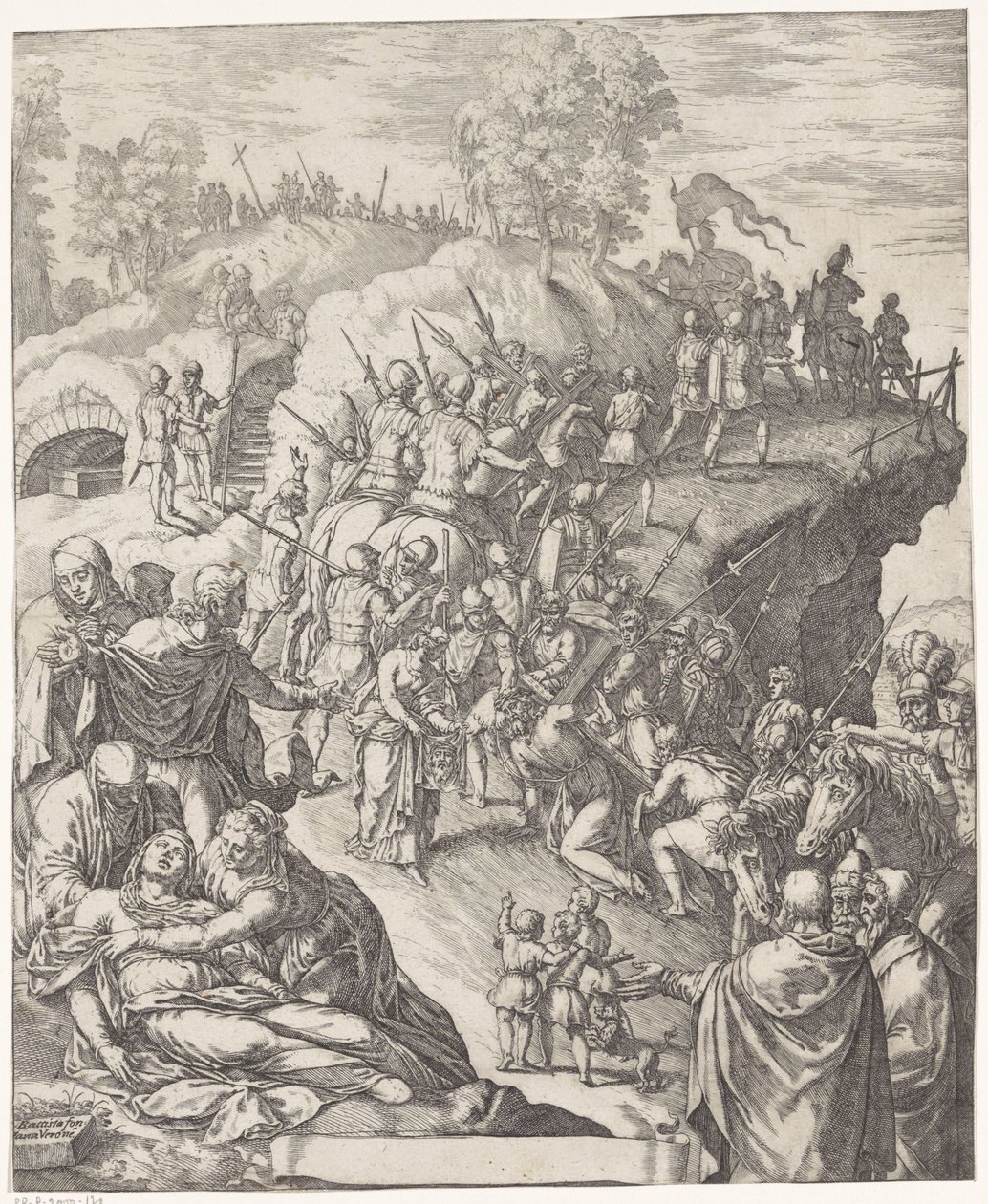 The Carrying of the Cross by Giovanni Battista Fontana