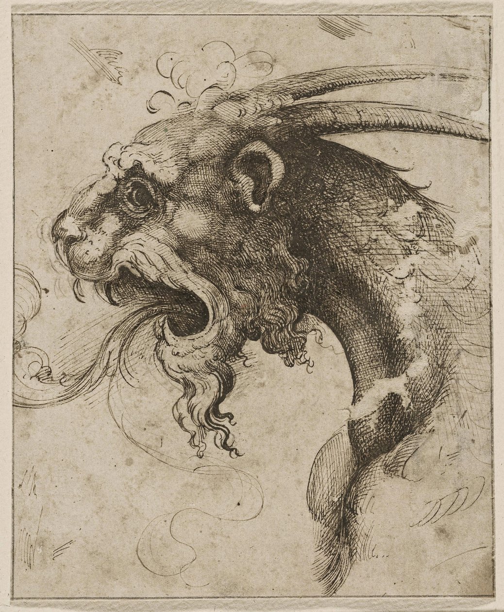 Head of a Chimera by Giovanni Battista Franco