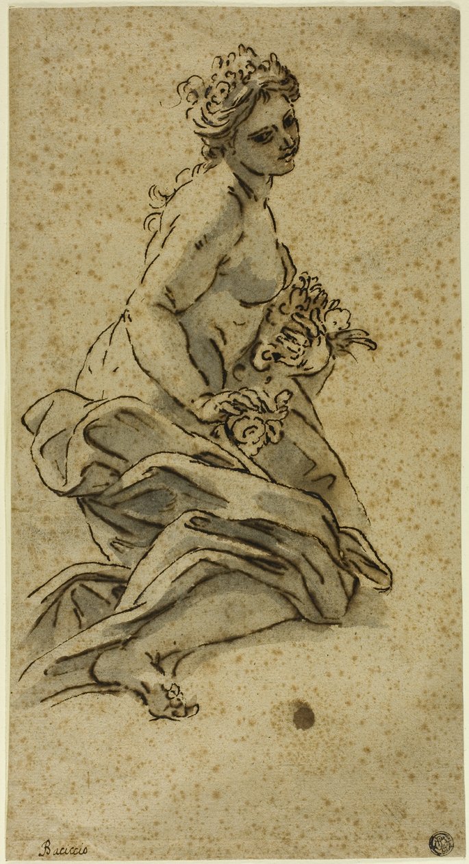 Flora by Giovanni Battista Gaulli