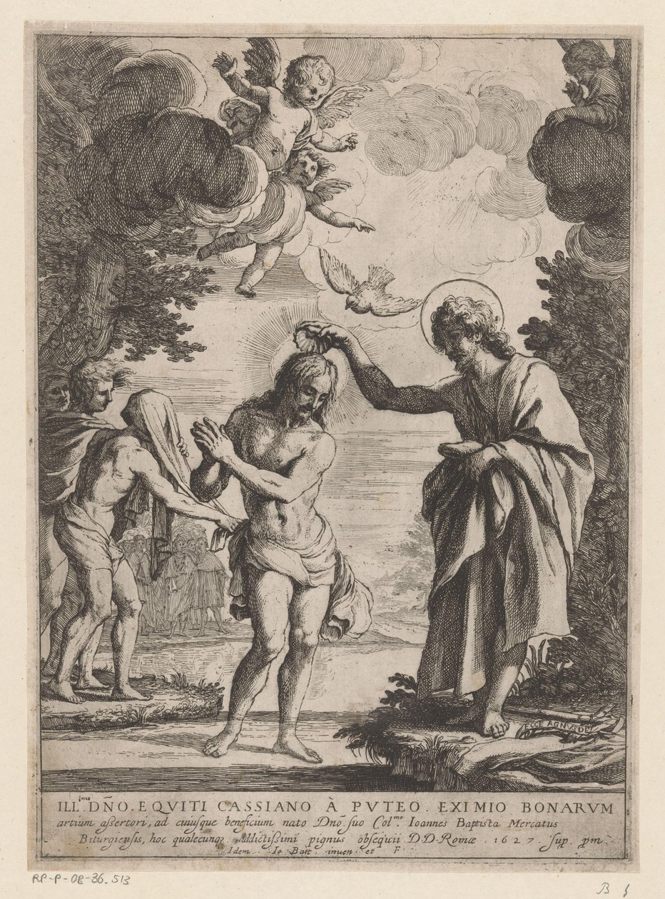 Baptism of Christ by Giovanni Battista Mercati