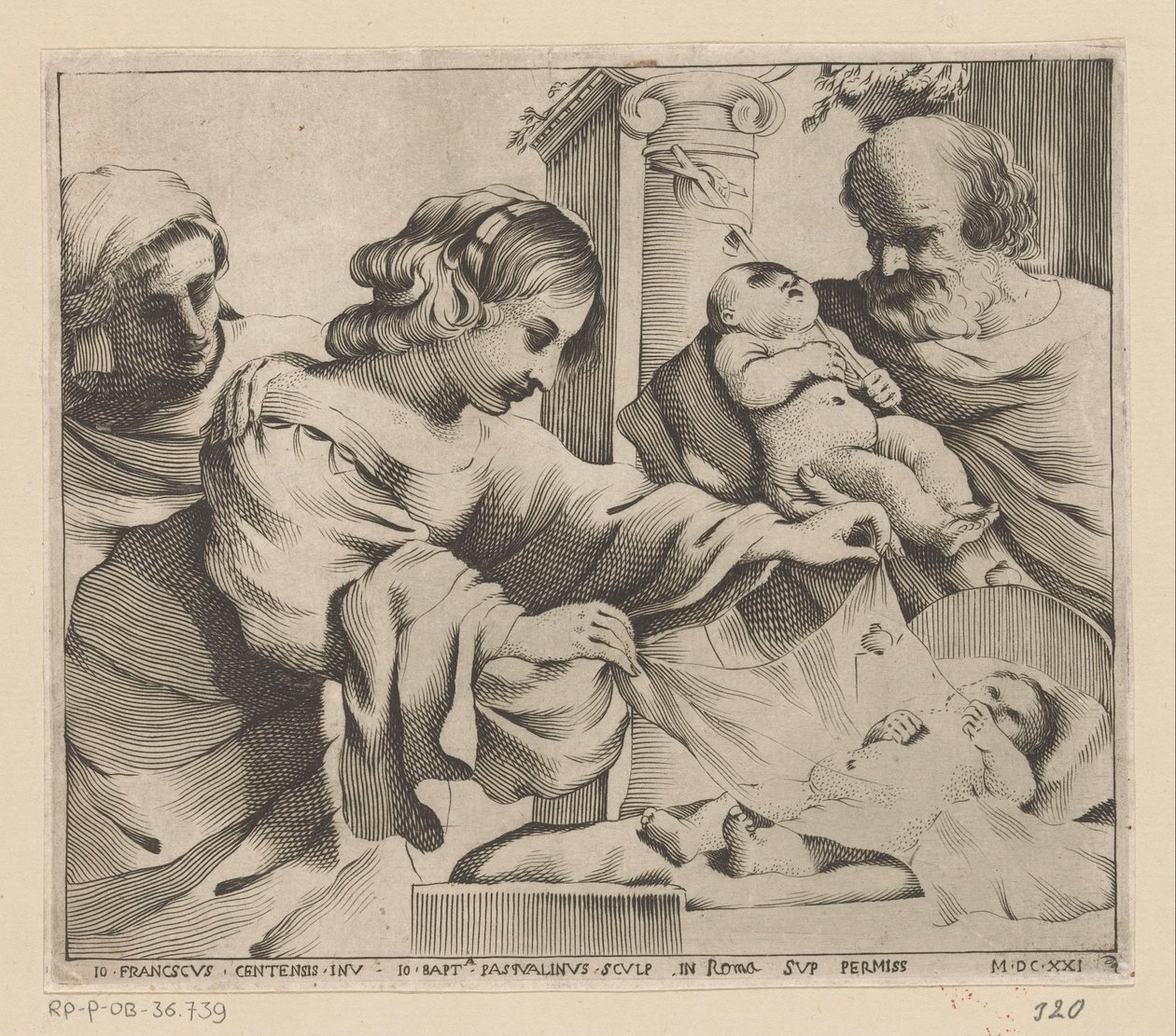 Holy Family with Anna and Young John the Baptist by Giovanni Battista Pasqualini
