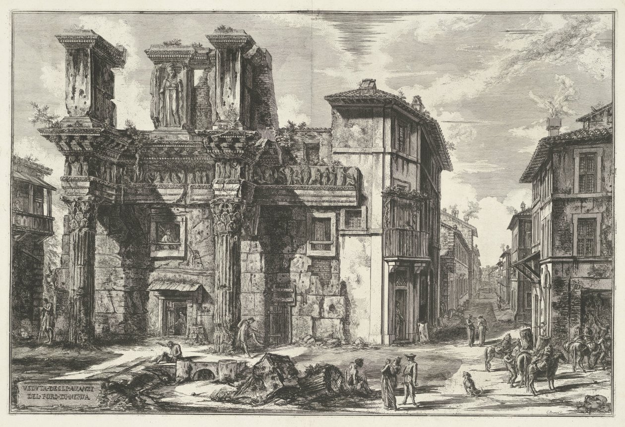 Forum of Nerva in Rome (Views of Rome)