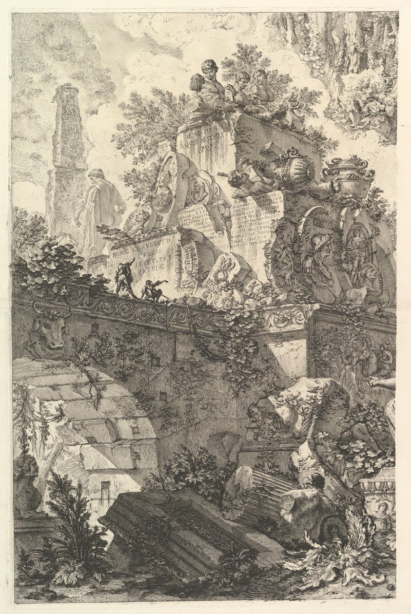Frontispiece, with Statue of Minerva by Giovanni Battista Piranesi