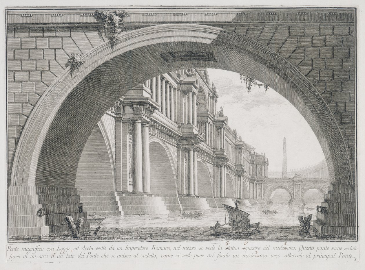 Hall in the Corinthian Order by Giovanni Battista Piranesi