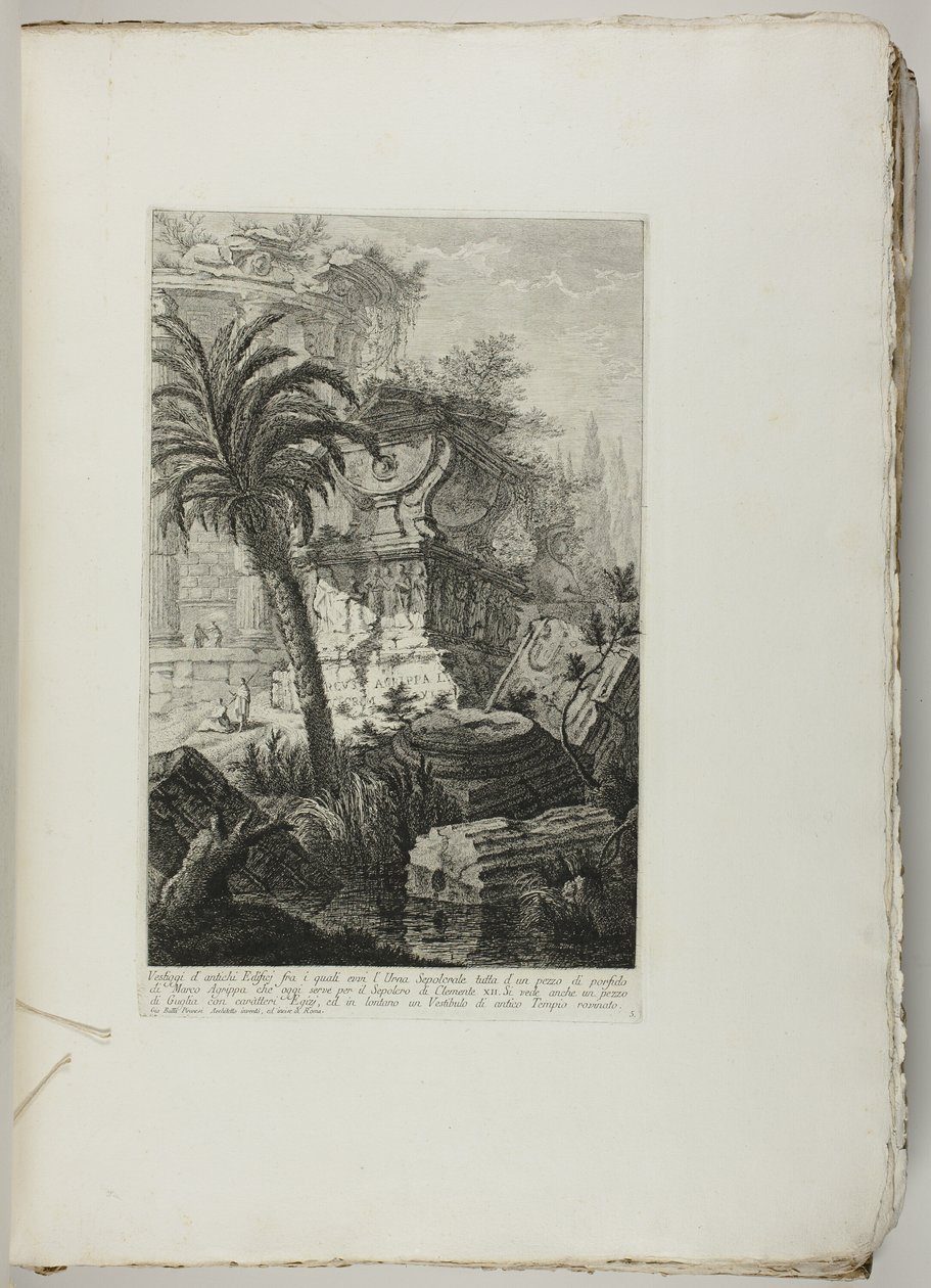Various Works of Architecture; Collection of Some Drawings by Barberi from Cento called Il Guercino by Giovanni-Battista Piranesi