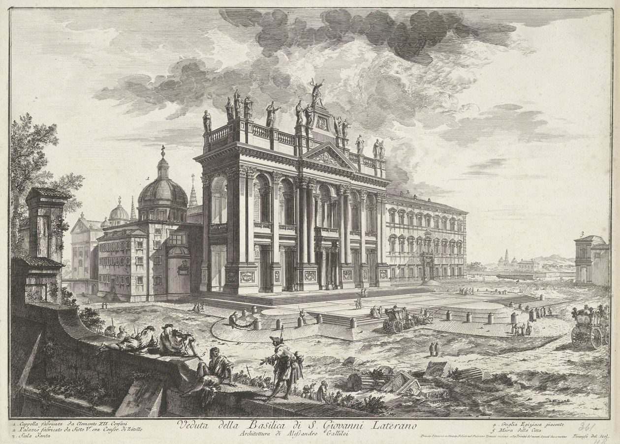 St. John Lateran in Rome by Giovanni Battista Piranesi